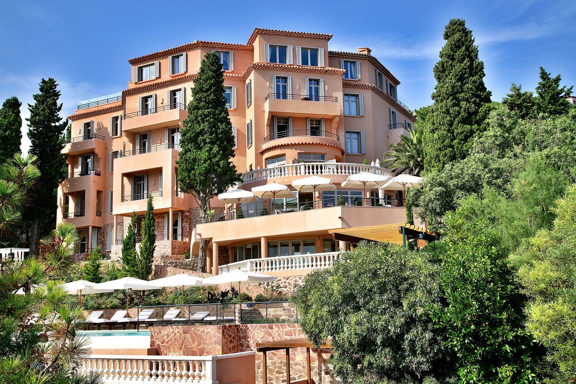 Hotel Tiara Yaktsa Cote D'Azur Théoule-sur-Mer Exterior foto